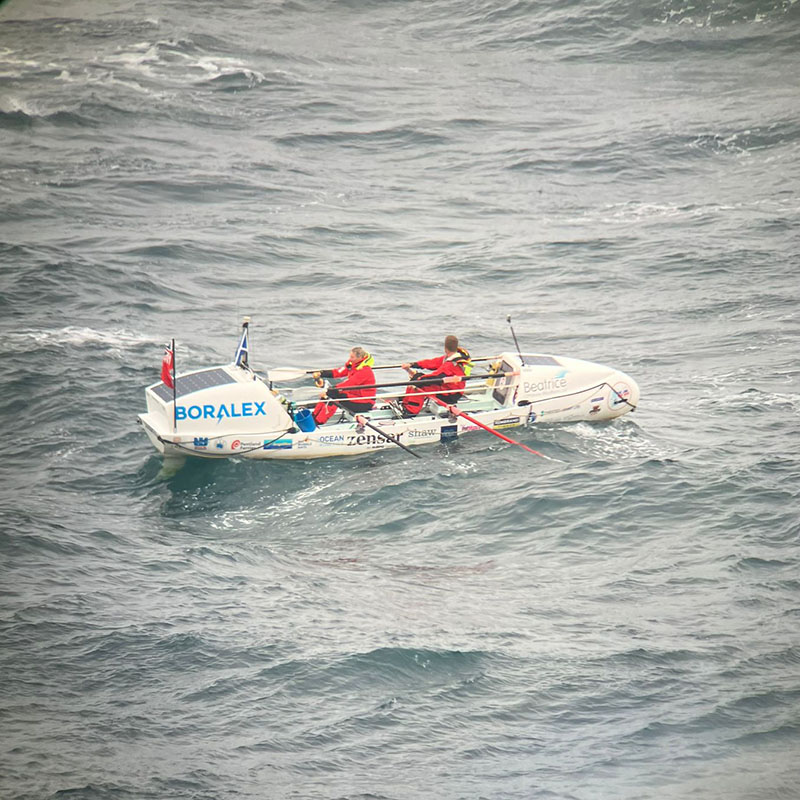 Scottish couple Allan Lipp and Mhairi Ross have passed the half-way point on their journey to row around Great Britain. On day 52 of their adventure, the pair have passed Land’s End, which means they are now in the second half of the unassisted – and very challenging – 2,000+ nautical mile expedition.